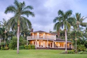 The Smiths' mansion on the island of Hawaii
